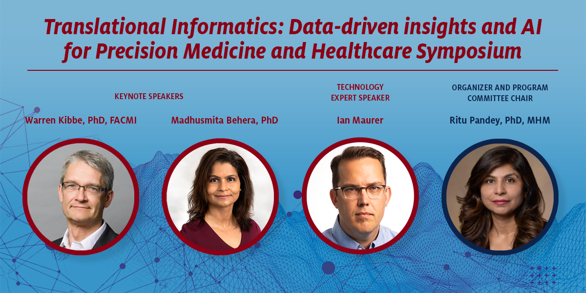 Translational Informatics: Data driven insights and AI for Precision ...